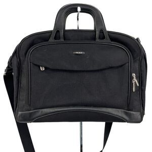 Tumi 2571D Black Nylon Computer Laptop Briefcase Shoulder Bag